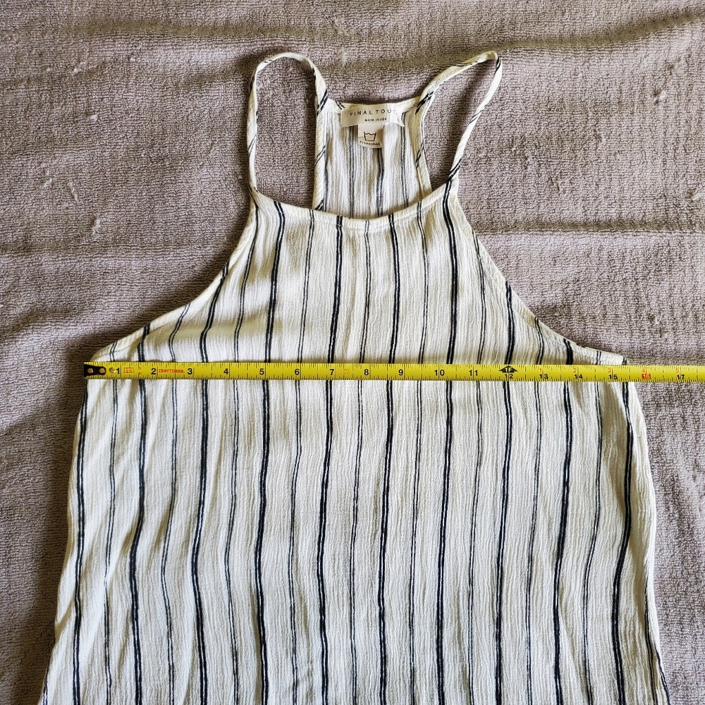 FINAL MARKDOWN- Final Touch Striped Racerback Tank - Picture 6 of 8